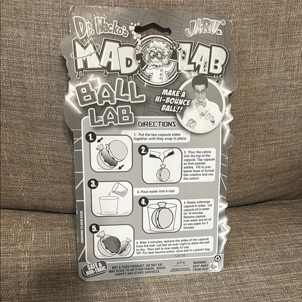 Mad Lab Ball Lab - Colorful Bouncing Ball Kit - Picture 2 of 2